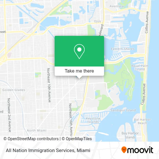 All Nation Immigration Services map