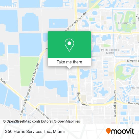 Mapa de 360 Home Services, Inc.