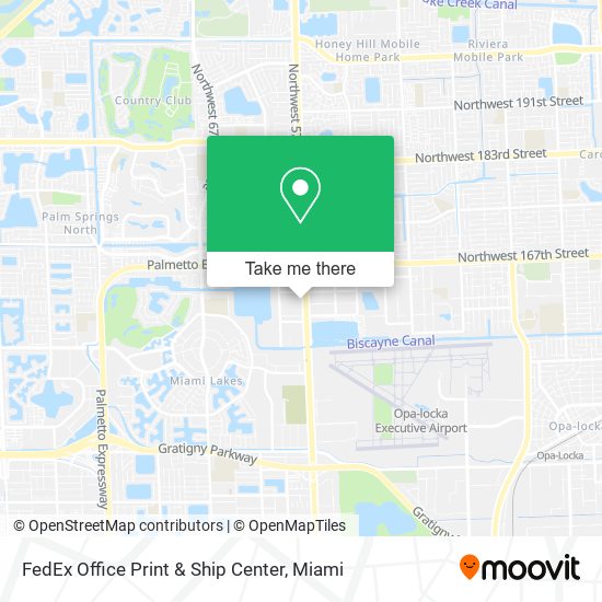 FedEx Office Print & Ship Center map