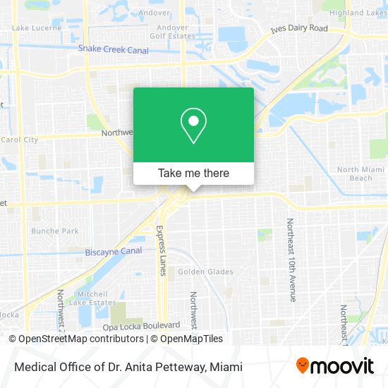 Mapa de Medical Office of Dr. Anita Petteway