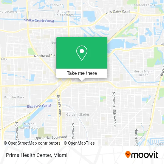 Prima Health Center map