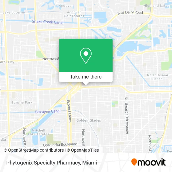 Mapa de Phytogenix Specialty Pharmacy
