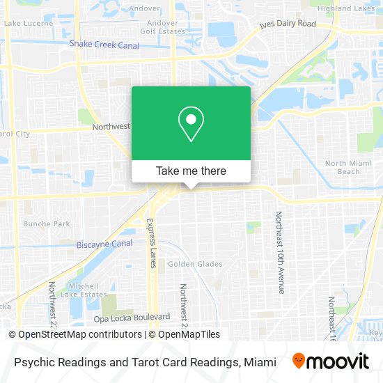 Psychic Readings and Tarot Card Readings map