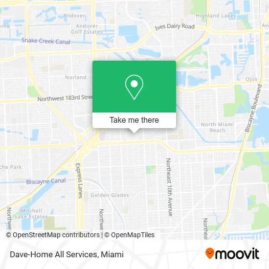 Dave-Home All Services map