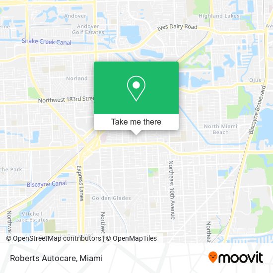 Roberts Autocare map