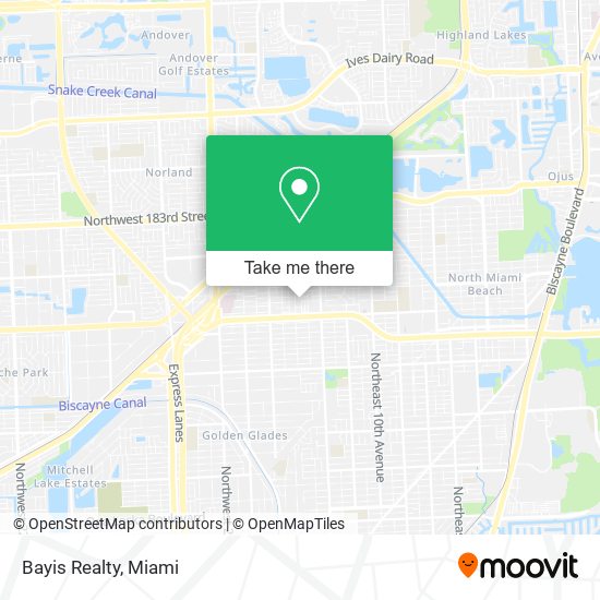 Bayis Realty map