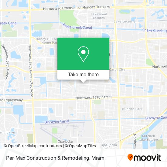 Per-Max Construction & Remodeling map