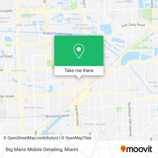 Big Mans Mobile Detailing map