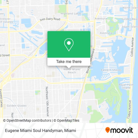 Eugene Miami Soul Handyman map