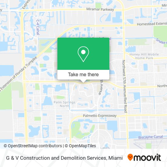 G & V Construction and Demolition Services map