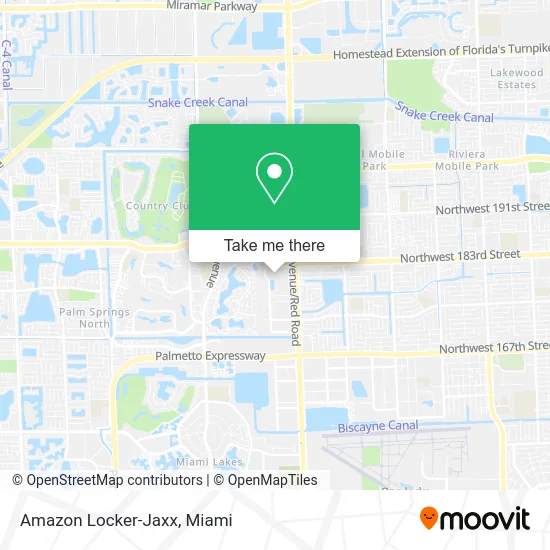 Amazon Locker-Jaxx map