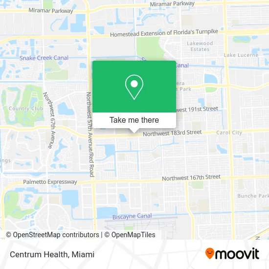 Centrum Health map