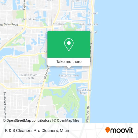K & S Cleaners Pro Cleaners map