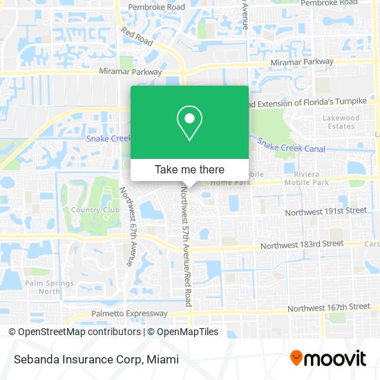 Mapa de Sebanda Insurance Corp