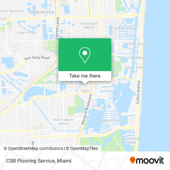 CSB Flooring Service map