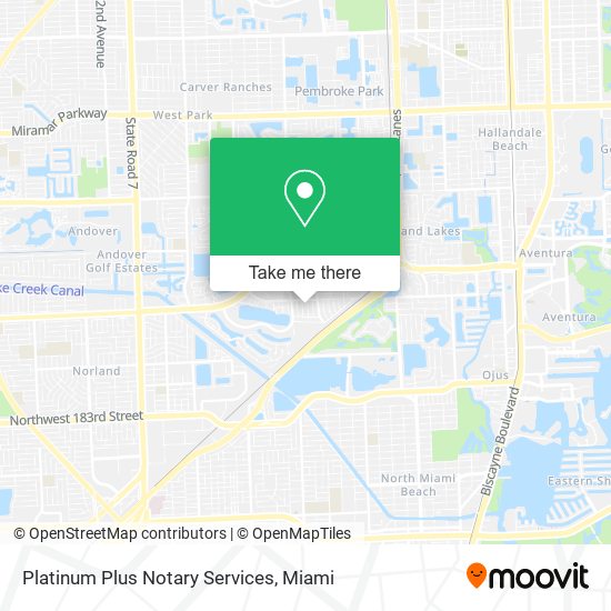Platinum Plus Notary Services map