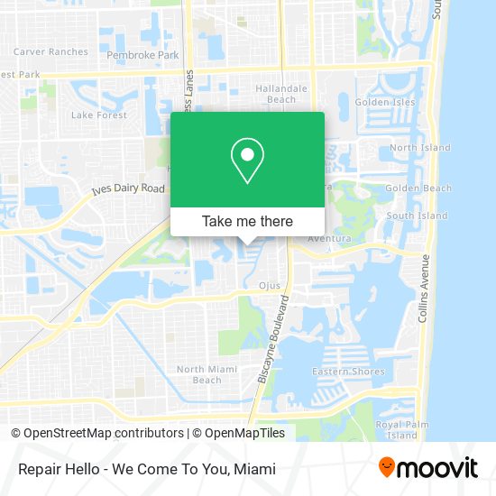 Repair Hello - We Come To You map