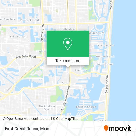 Mapa de First Credit Repair