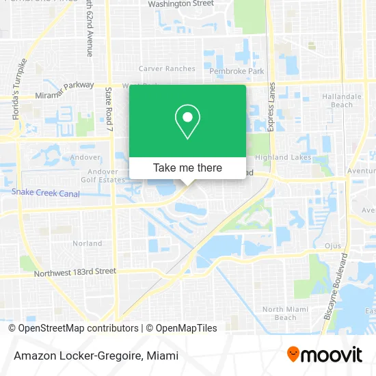 Amazon Locker-Gregoire map