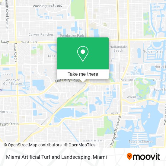 Mapa de Miami Artificial Turf and Landscaping