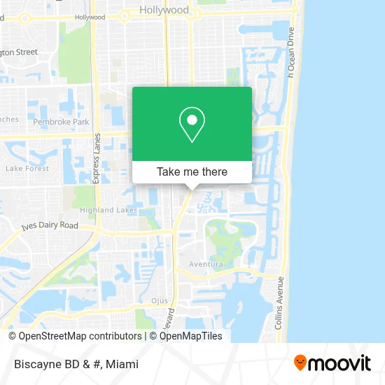 Biscayne BD & # map