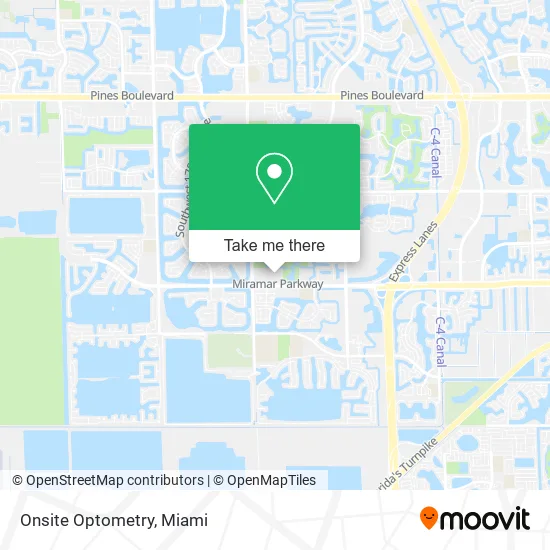Onsite Optometry map