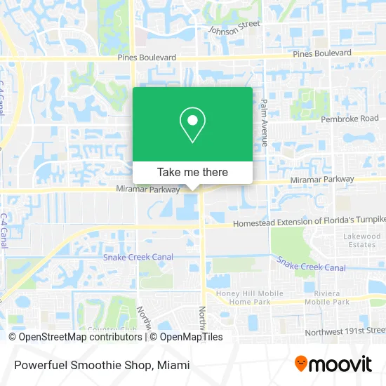 Powerfuel Smoothie Shop map
