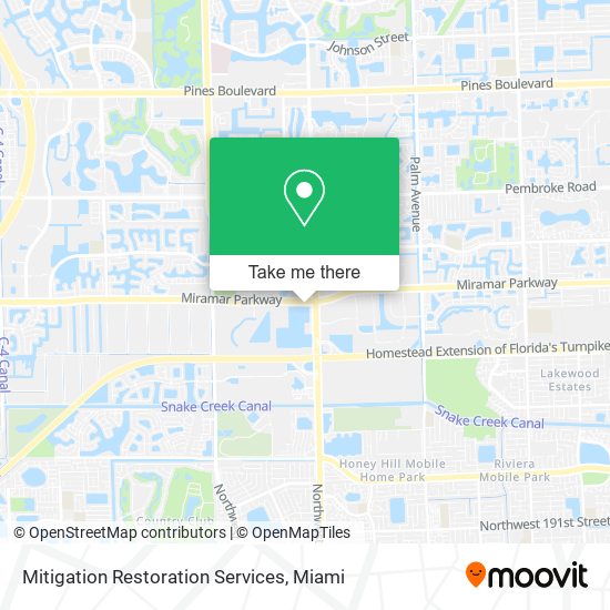 Mitigation Restoration Services map