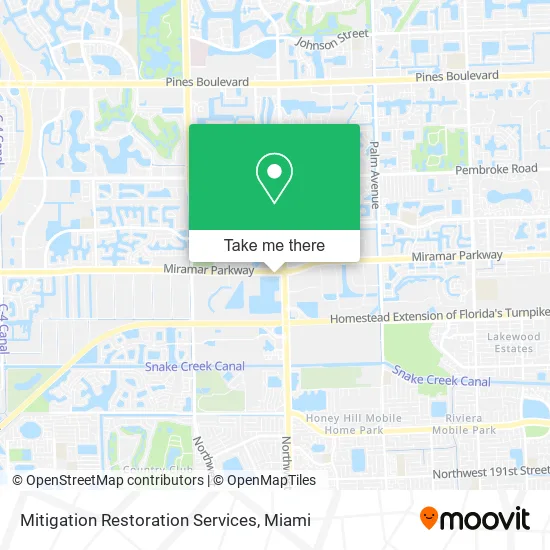 Mitigation Restoration Services map
