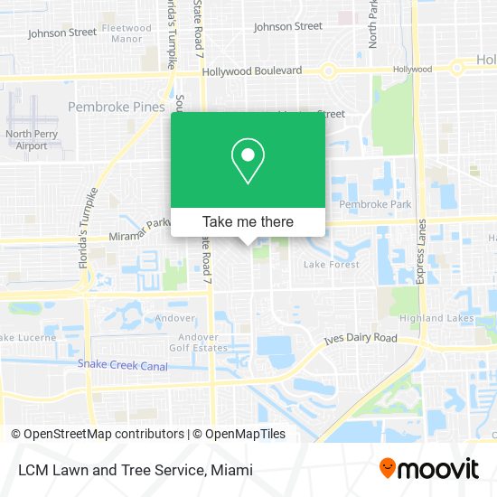 Mapa de LCM Lawn and Tree Service