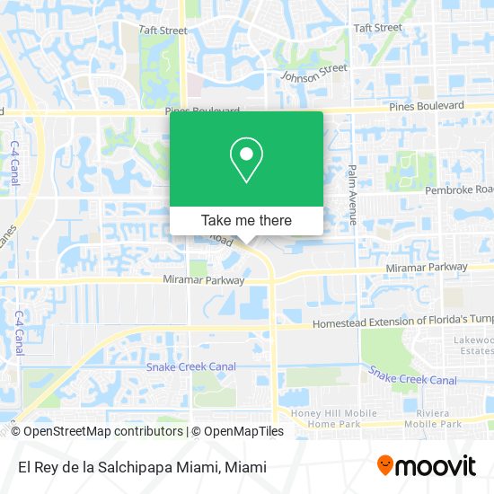 El Rey de la Salchipapa Miami map