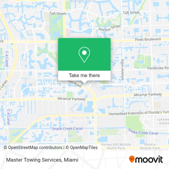 Master Towing Services map