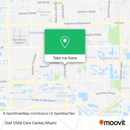 Mapa de Olaf Child Care Center