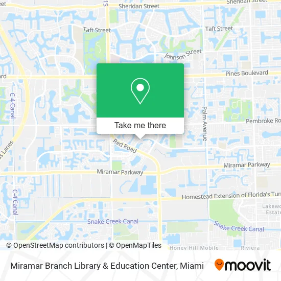 Miramar Branch Library & Education Center map