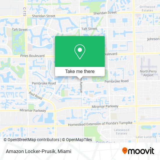 Amazon Locker-Prusik map