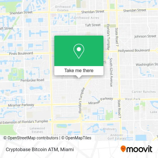 Cryptobase Bitcoin ATM map