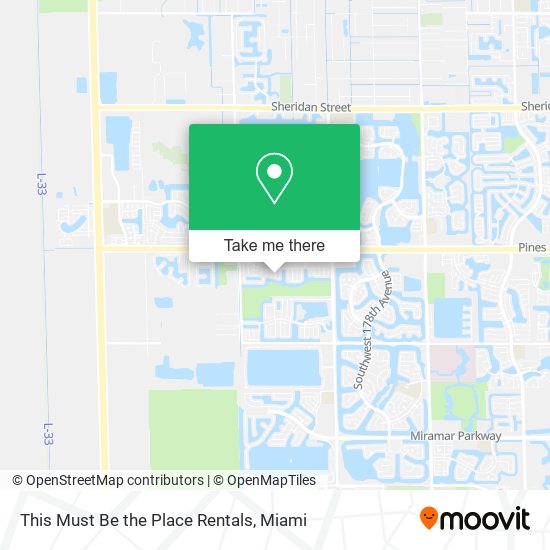 This Must Be the Place Rentals map