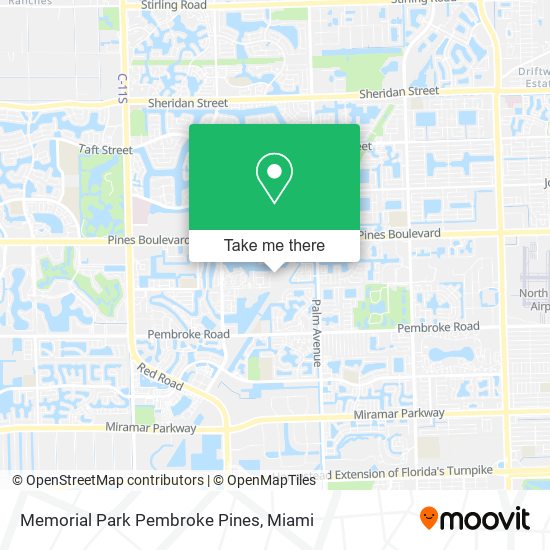 Memorial Park Pembroke Pines map