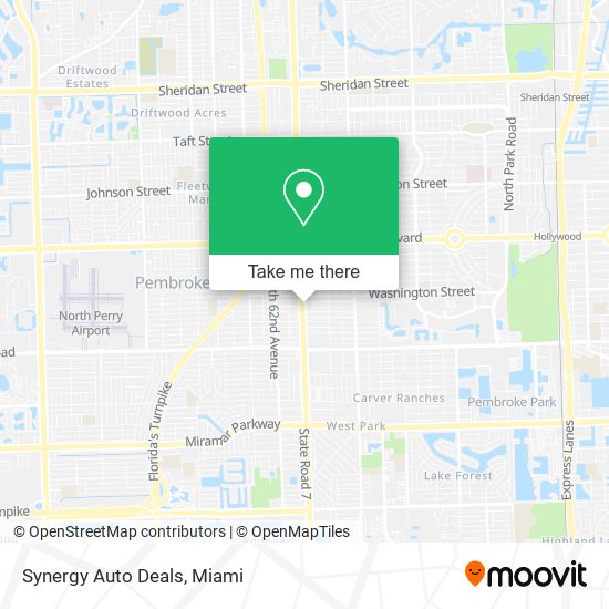 Synergy Auto Deals map