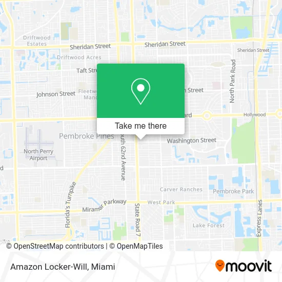 Amazon Locker-Will map