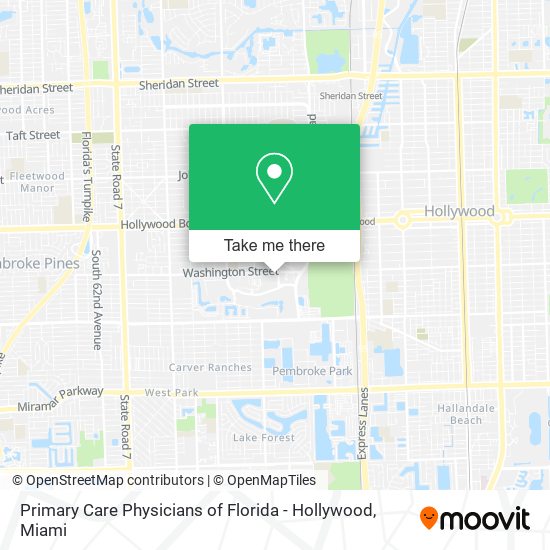 Primary Care Physicians of Florida - Hollywood map