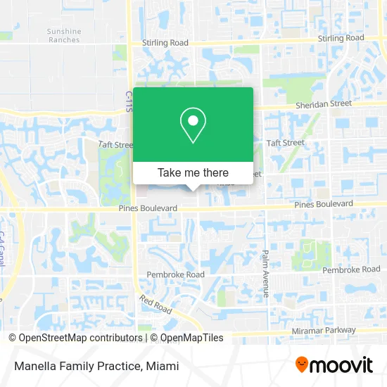 Manella Family Practice map