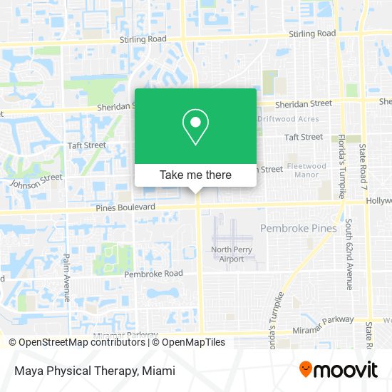 Maya Physical Therapy map