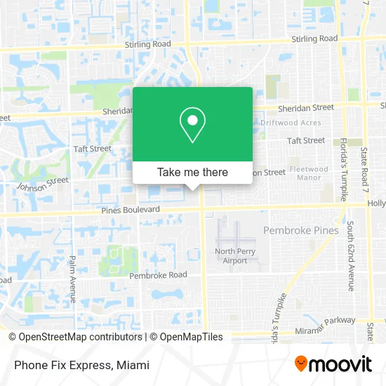 Phone Fix Express map