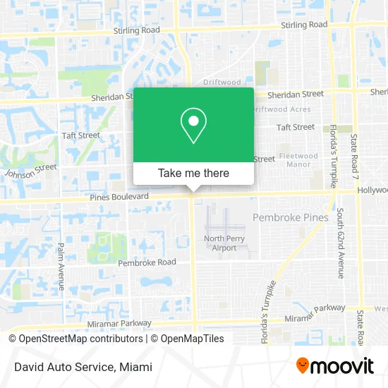 David Auto Service map