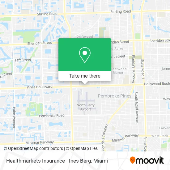 Healthmarkets Insurance - Ines Berg map