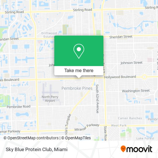 Sky Blue Protein Club map