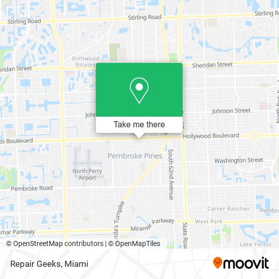 Repair Geeks map