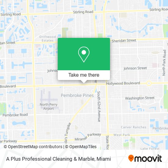 A Plus Professional Cleaning & Marble map