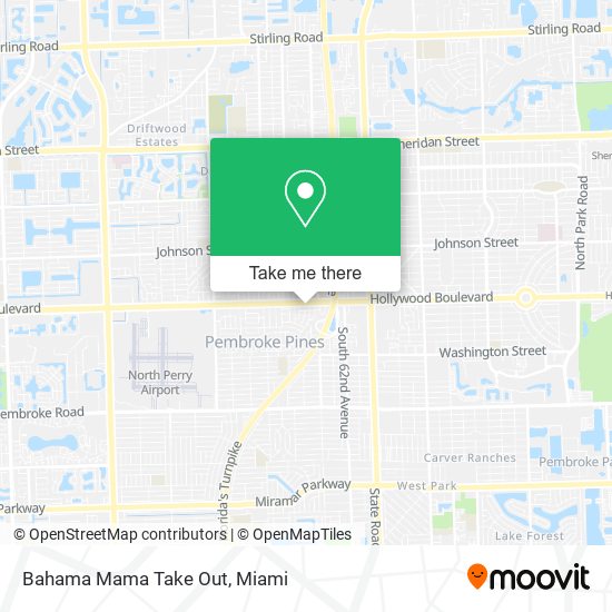 Mapa de Bahama Mama Take Out